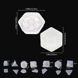 N58F Polyhedral Dice Molds for Epoxy Resin Casting