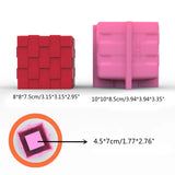Silicone Mold Succulent Flowerpot Square Cube Resin Casting DIY Tool