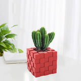 Silicone Mold Succulent Flowerpot Square Cube Resin Casting DIY Tool