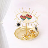 Vintage Jewelry Tree Organizer Box Necklace and Earrings Ring Tree Stand