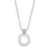 925 Sterling Silver Snake Bone Chain Necklace with Bow Love Heart Design