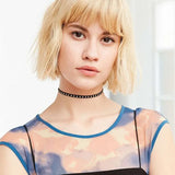 90's Inspired Rivet Necklaces Vintage Punk Gothic Choker Necklace