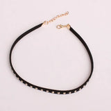 90's Inspired Rivet Necklaces Vintage Punk Gothic Choker Necklace