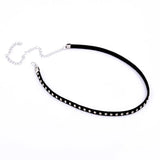 90's Inspired Rivet Necklaces Vintage Punk Gothic Choker Necklace