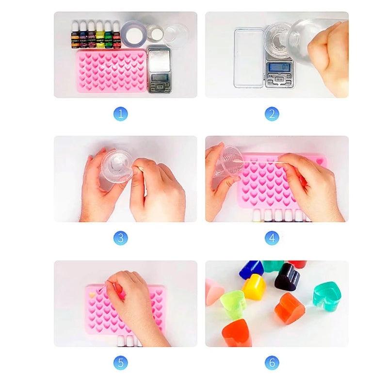 N7MF 24 Colors Crystal Epoxy Pigment UV Resin Dye DIY Jewelry Colorant Art