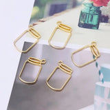 N80E 5Pcs Floating Bottles Metal Frame Pendant Bezels