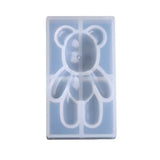 Silicone Pendant Mould Resin Bear Shape DIY Jewelry Making Tool