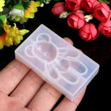 Silicone Pendant Mould Resin Bear Shape DIY Jewelry Making Tool