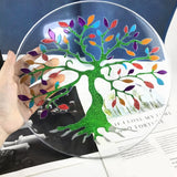 Tree of Life Wall Decor Mold Round Tray Silicone Mold