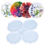 4 in 1 Resin Coaster Casting Moulds DIY Art Craft Molds