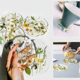 4 in 1 Resin Coaster Casting Moulds DIY Art Craft Molds