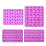 N84D 4Pcs Letter Number Round Disc Resin Mold Silicone Mold