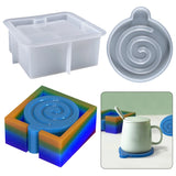 Square Silicone Coaster Mold for Epoxy Resin Casting