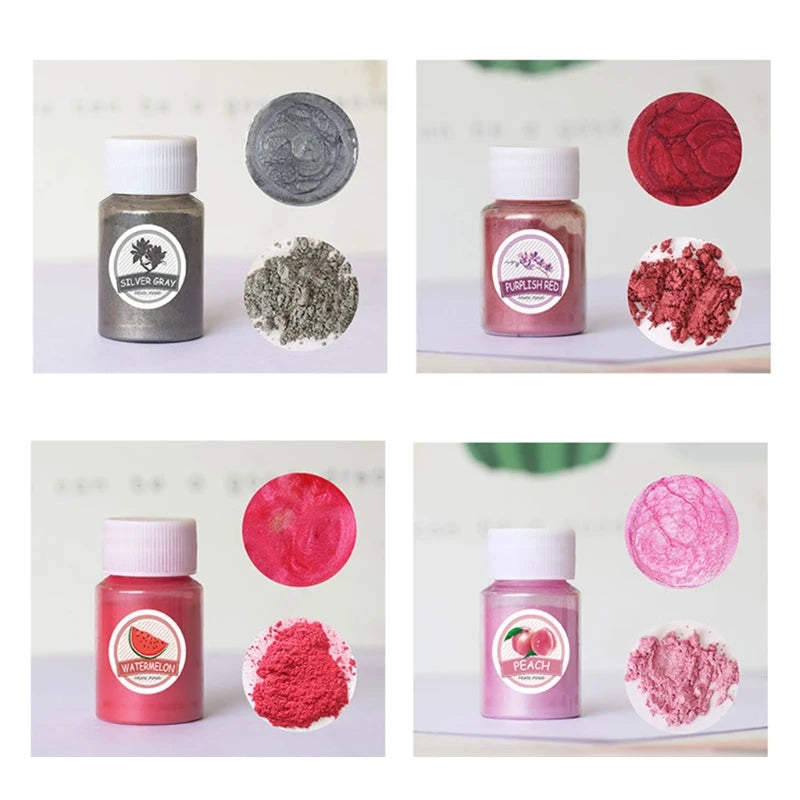 N84D Pigment Powder Set for Art Making & Soap Epoxy Resin Lip Gloss Nail