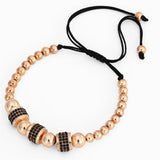 4 Pave & CZ Charms Bead Jewelry for DIY Snake Chain Bracelet Bangle