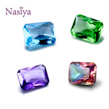 NASIYA Crystal Spinel 10*14 MM CZ Bijoux Loose Gemstones 10 Pcs