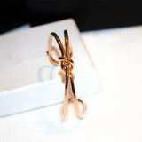 Smooth Knot Cuff Bracelets Bangles Women Open Bangles Jewelry Gift