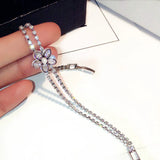 CZ Flower Bracelet Chain for Women Jewelry