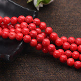 High Quantity Red Coral Loose Beads Stone Round Bead