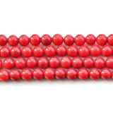 High Quantity Red Coral Loose Beads Stone Round Bead