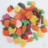 NBNLEL Flatback Resin Buttons Mix 30Pcs DIY Scrapbooking Embellishment