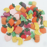 NBNLEL Flatback Resin Buttons Mix 30Pcs DIY Scrapbooking Embellishment