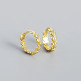 925 Silver Leaf Earrings for Birthday Party