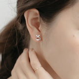 925 Sterling Silver Rabbit Earrings for Women Birthday Gift