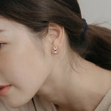 925 Sterling Silver Rabbit Earrings for Women Birthday Gift