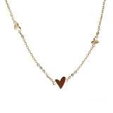 925 Silver Heart Necklace for Women, Sweet Simplicity Jewelry
