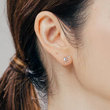 925 Silver Moonstone Elephant Earrings - Party Gift Jewelry