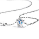 925 Sterling Silver Star Necklace for Women Girl