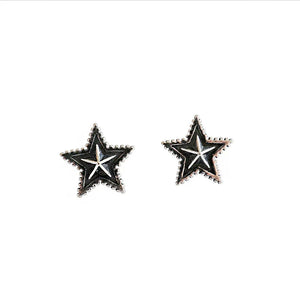 925 Silver Vintage Star Earrings Women Girl Party Gift