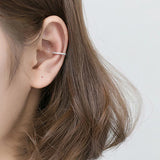 925 Silver Zircon Open Earring for Women - Birthday Gift