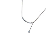 925 Silver Zircon Necklace for Women - Wedding Party Gift