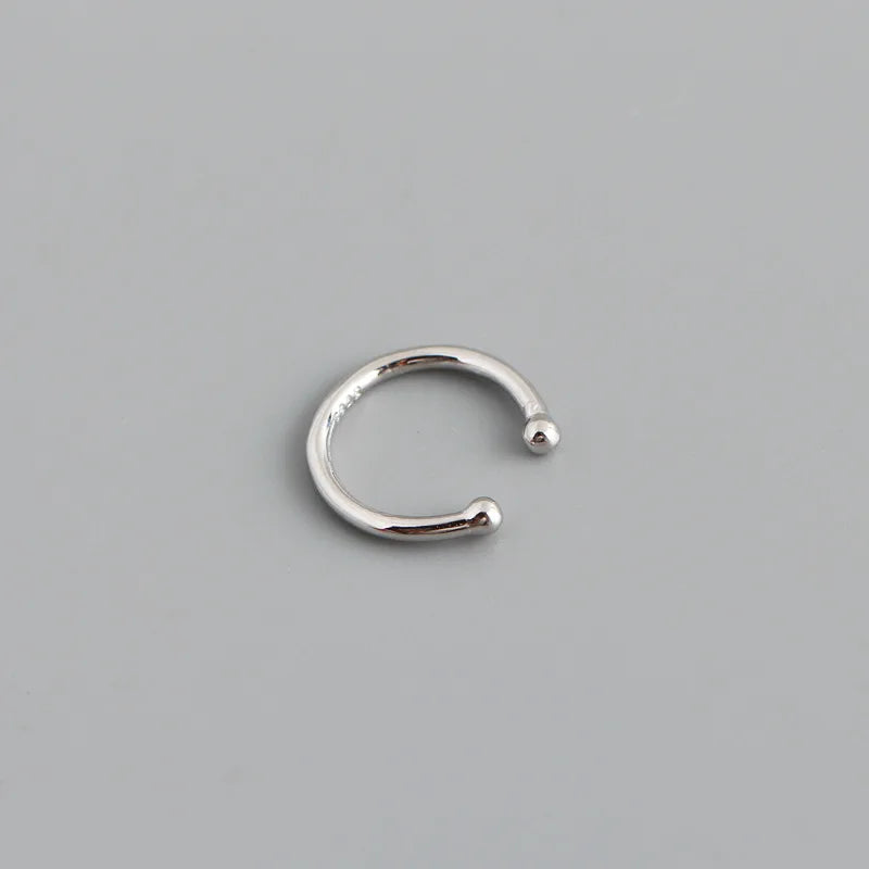 925 Sterling Silver Ear Clip for Women Classic Jewelry