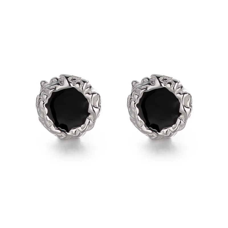 925 Silver Irregular Earrings for Women Girl Birthday Gift