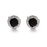 925 Silver Irregular Earrings for Women Girl Birthday Gift