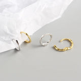 925 Sterling Silver Twine Earrings for Women