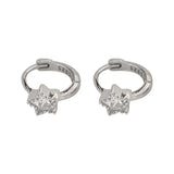 925 Sterling Silver Zircon Star Earrings for Women Girl Party Gift