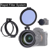 Quick Release Switch Bracket Lens Filter 72MM