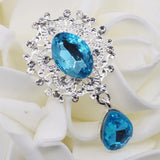 Delicate Crystal Brooch - Wedding Holiday Invitation Accessory