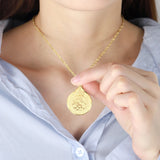 Personalized Ayatul Kursi Necklace Islamic Arabic Pendant