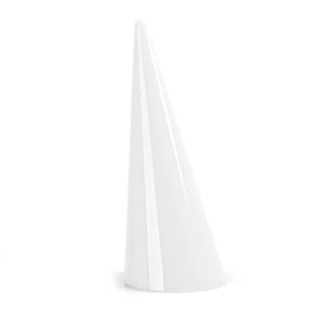 Finger Cone Ring Stand Holder Display Plastic White