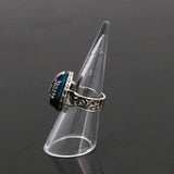 Finger Cone Ring Stand Holder Display Plastic White