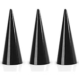 Finger Cone Ring Stand Holder Display Plastic White