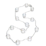 Baroque AA+ Pearl Necklace Pendant - Natural Pearl Chain