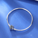 925 Sterling Silver Star Bracelet Set for Girlfriend