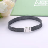 925 Silver Charm Pan for Reflexions Mesh Bracelet
