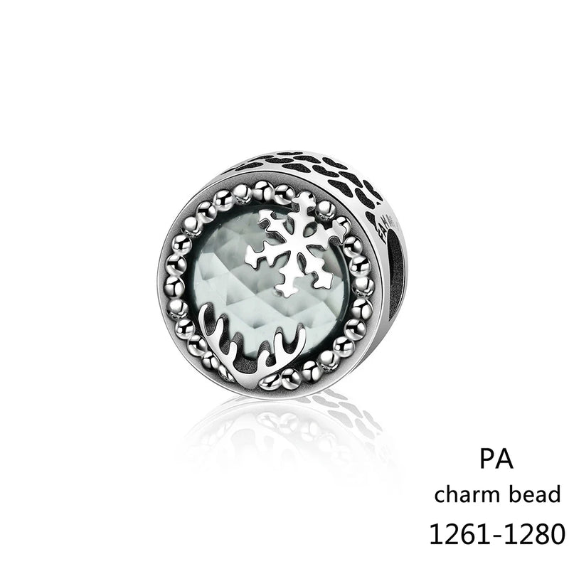 925 Sterling Silver Enamel Bead for DIY Bracelet Gift